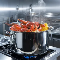 Large Stockpot used in Seafood Boil Sauce Recipe